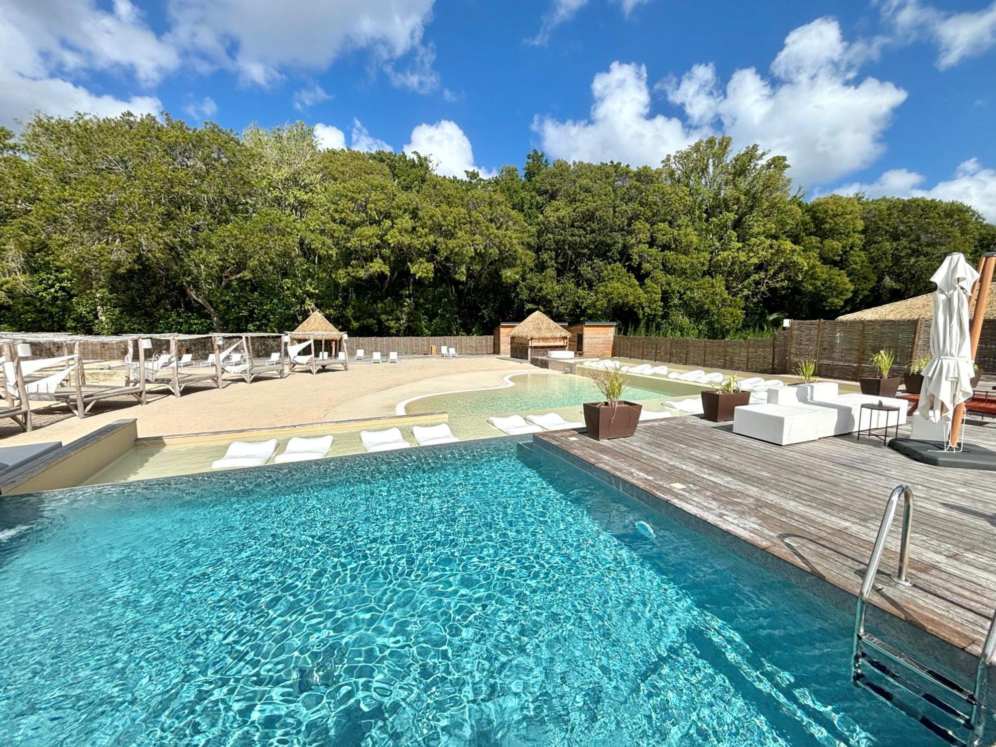 Bungalow La Kawannaise - Piscine, Terrasse, Plage Grand-Bourg  Exterior foto